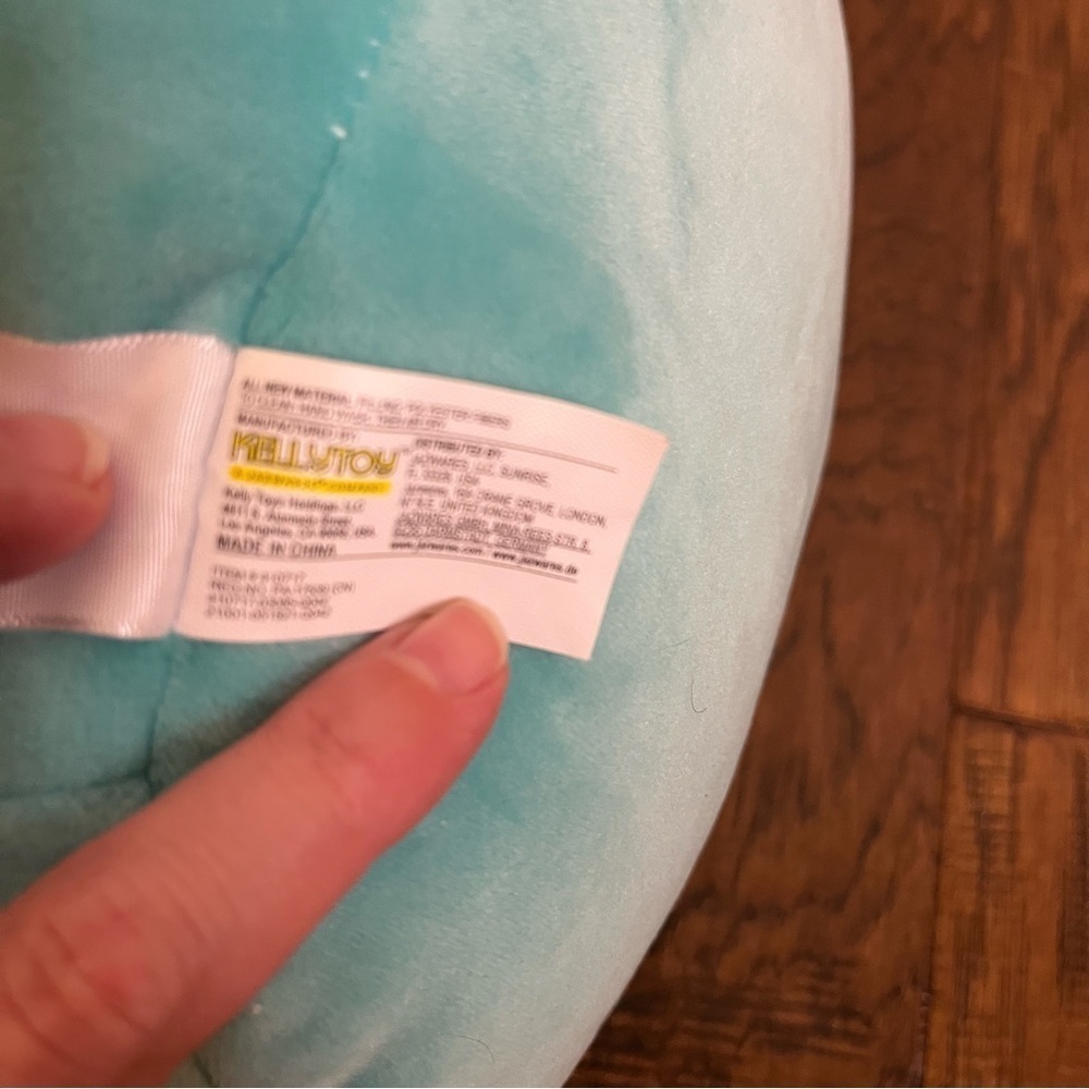 Squishmallow Novi the Teal Frog Plush Toy - Picture 5 of 5